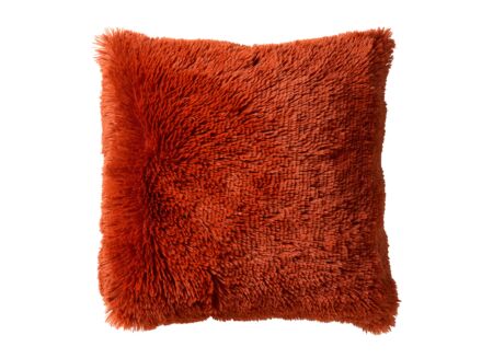 Kussen Fluffy 60x60cm - stof - potters clay