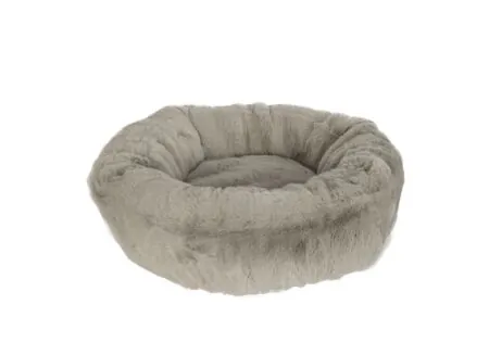 Hondenmand Homey Ø60cm - nepbont - stone