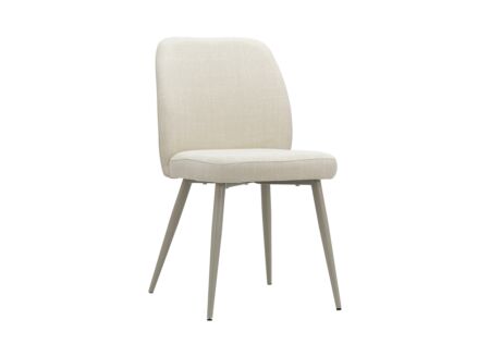 Stoel Stardust 47x55x86cm - stof - beige