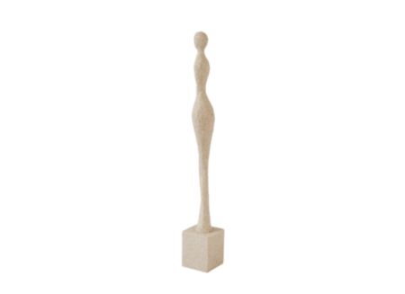 Beeld Taropa H37,5cm - kunststof - zand