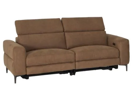 Hoofdfoto - Zetel Blake 3-zit - stof - cognac met relax