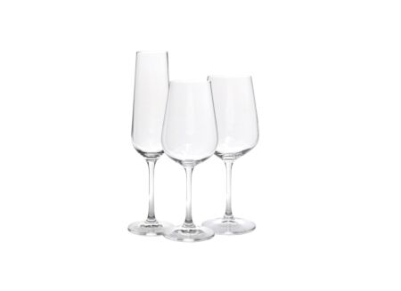 Glazenset Veneto 12-delig - glas - transparant
