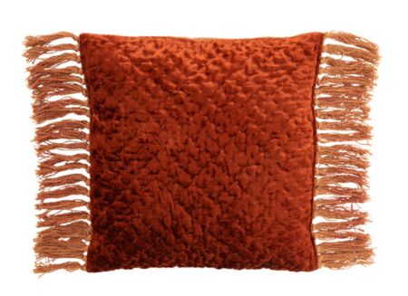 Kussen 45x45cm - stof - koper