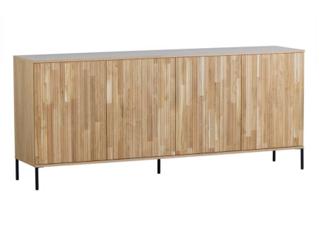 Dressoir New Gravure 200x44x85cm - eik fineer - naturel
