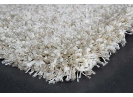 Detail - Tapis Twister 133x195cm - polypropylène - blanc & lin