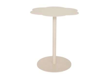 Bijzettafel Fiora Ø43cm - staal - ivoor