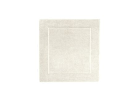 Tapis de bain London 60x60cm - coton - jasmin avec antidérapant