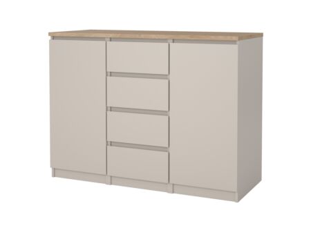 Commode Naia 121x50x91cm - decor - cashmere/jackson hickory