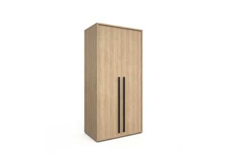Kleerkast Tessa 102x63x210cm - melamine - zand eik