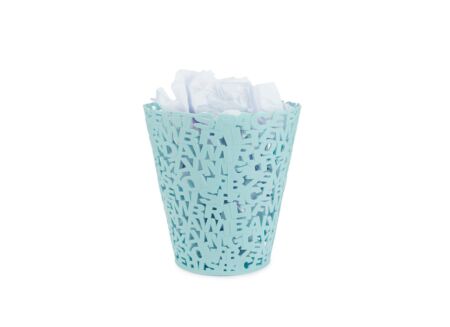 Papiermand Letters Ø28,5x30cm turquoise