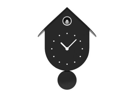 Wandklok Cuckoo Bird Zwart