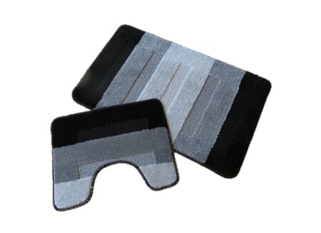Badmat & wc-mat Nevada 40x50/50x80cm zwart grijs