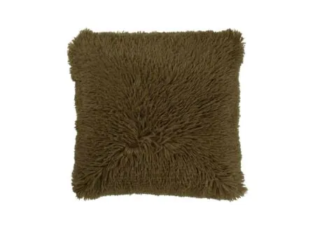 Plus Important - Coussin Fluffy 60x60cm - tissu - military olive