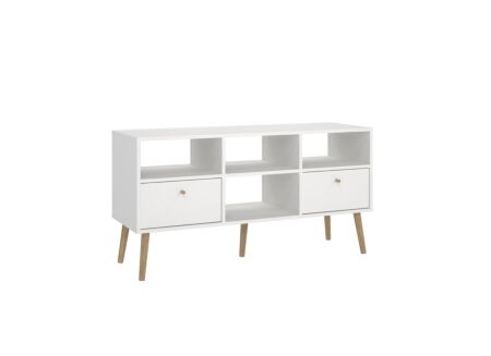 Tv-meubel Bodo 118cm - meubelplaat - wit