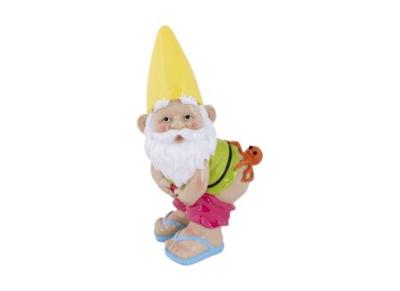 Beeld Kabouter Funny H26,7cm - polystone - multicolor