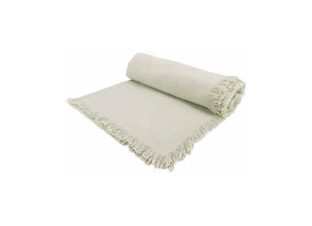 Tafelkleed Franjes 350x140cm - katoen - groen
