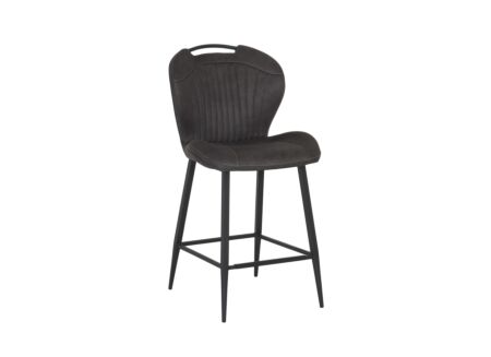 Barstoel Travis ZH66,5cm - stof - zwart