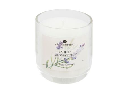 Geurkaars Oudy Lavendel H9,5cm 30u wit