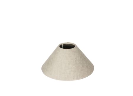 Lampenkap Juwel Ø25cm - stof - natuur
