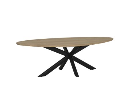 Tafel Eldorado 240x120cm - eik massief - naturel