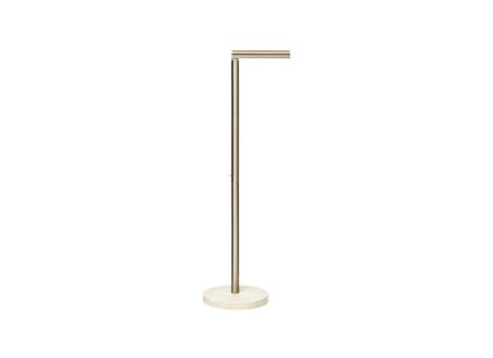 Wc-rolhouder Come Ø15,5x59,5cm - roestvrij staal & polystone - beige