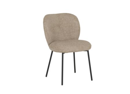 Stoel Levanto 64x52x83cm - stof - beige