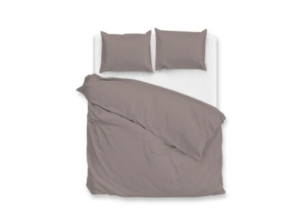 Dekbedovertrek 240x220cm - katoensatijn - purple dove