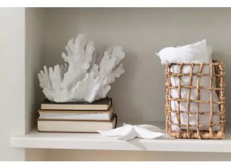 Foto ambiance - Déco Etoile de mer Ø20cm - polystone - blanc