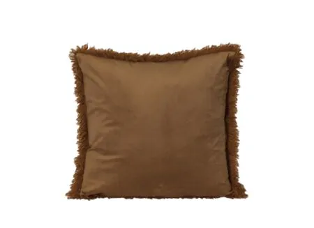 Aperçu - Coussin Hare 60x60cm - fausse fourrure - orange