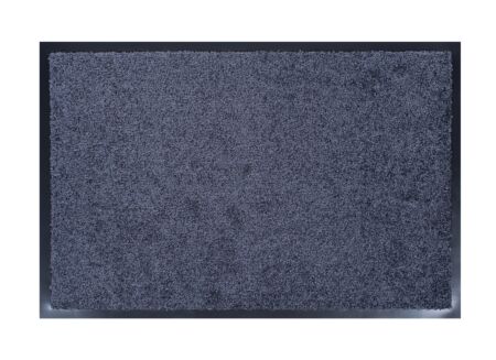 Deurmat Wash & Clean 75x50cm kunststof grijs