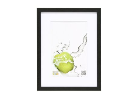 Fotokader Basic 24x18cm - hout & glas - zwart
