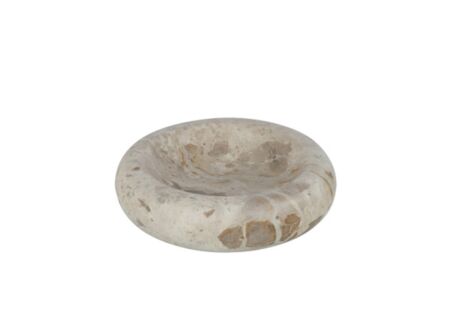 Schaal Ø25cm - marmer - beige