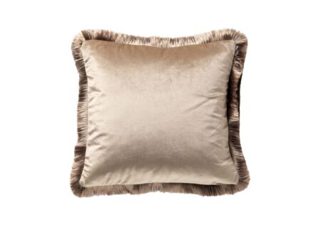 Kussen Jeanette 45x45cm - stof - bruin