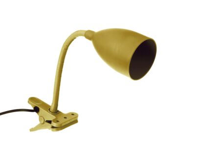 Klemlamp Sily 43x8cm - metaal/kunststof - oker