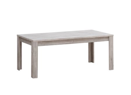 Tafel Elias 190x90cm - meubelplaat - grijze eik