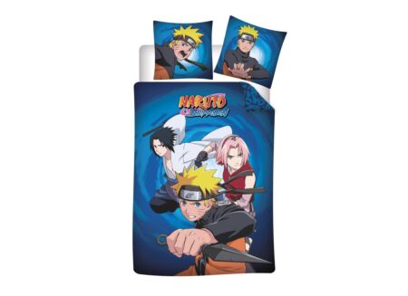 Dekbedovertrek Naruto 140x200cm flanel