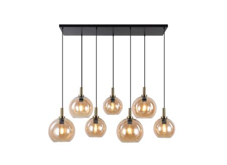 Hanglamp 120x105x25/30cm 7x60W E27