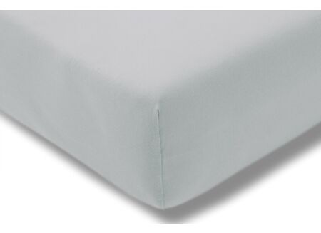 Hoeslaken 90/120x200/220cm jersey katoen lichtgrijs