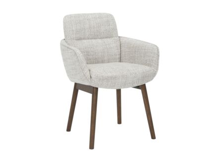 Stoel Brava 62x62x86cm - stof - beige