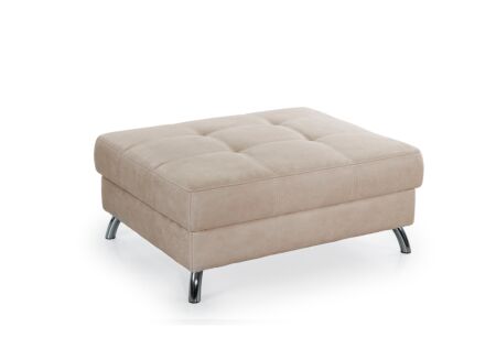 Voetenbank San Francisco 103x86cm stof beige