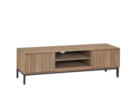 Tv-meubel Aquilano 145cm - acacia massief - naturel