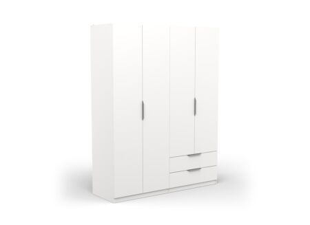 Kleerkast Ghost 157cm - decor - wit