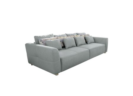 Zetel Gulliver 4-zit - stof - lichtblauw