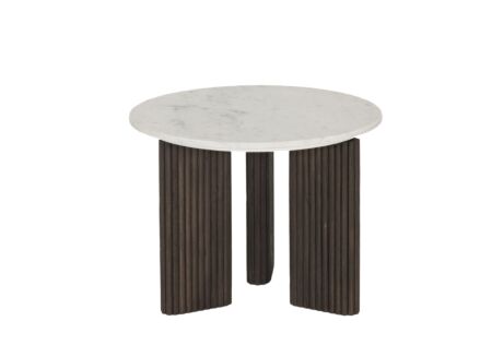 Salontafel Trias mango massief marmer rond