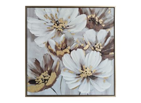 Print op canvas Blossom 50x50cm - hangeschilderd