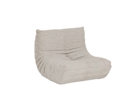 Fauteuil Ragazzi 83x100x74cm - stof - beige