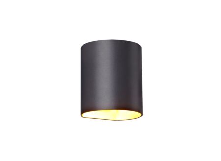 Wandlamp zwart goud 40W G9