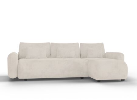 Hoeksalon Olivio 277x177cm - stof - beige