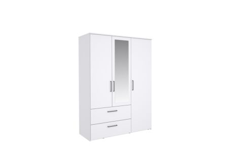 Kleerkast Orleans 145cm - decor - wit