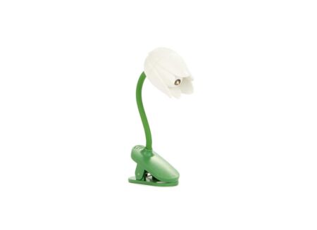 Leeslamp Tulp  11x2,5x4,3cm - kunststof - wit